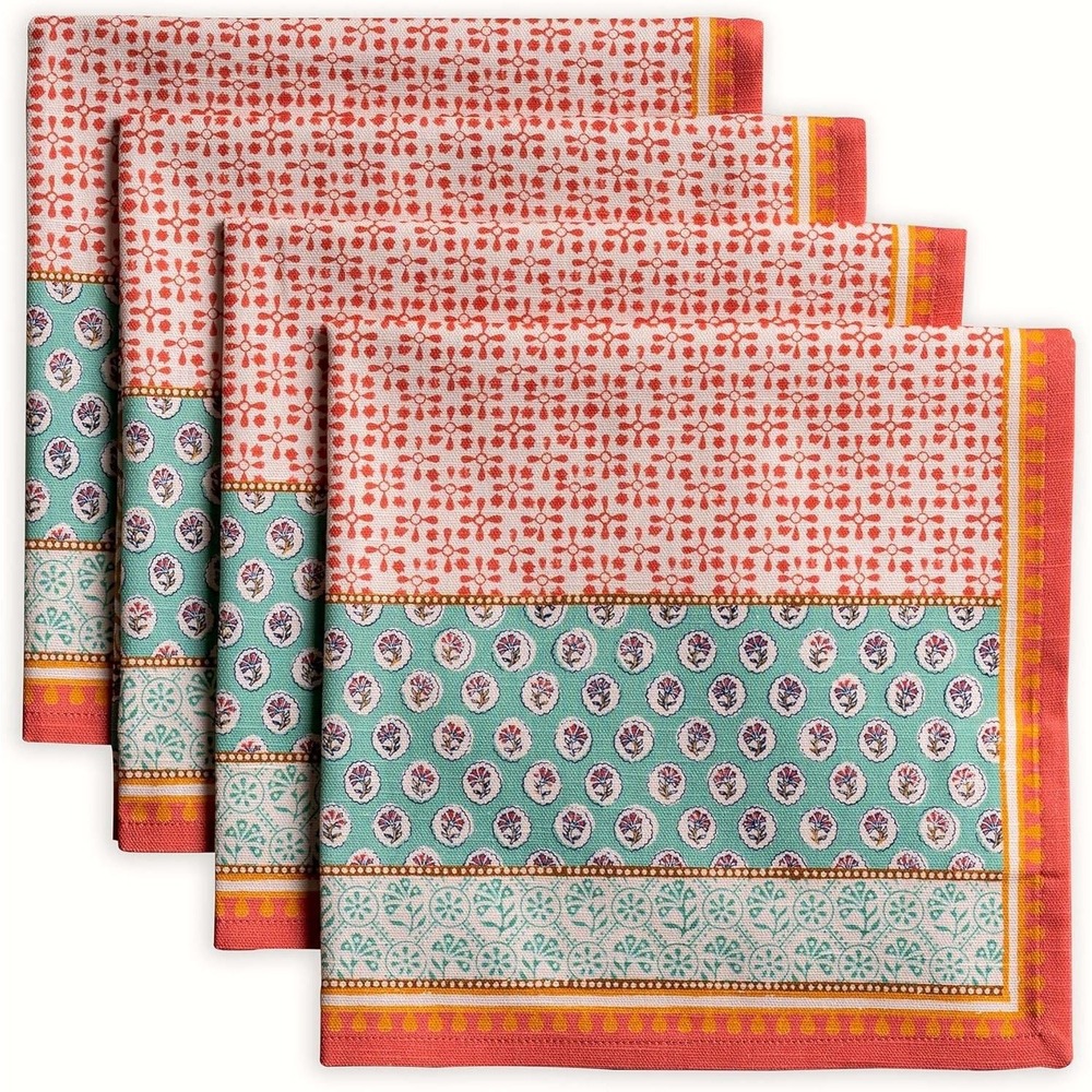 Maison d Hermine Cloth Napkins Set of 4 100% Cotton 20x20  Provence NEW V19